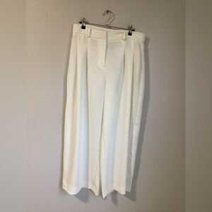 Chico's White Pleated Pants